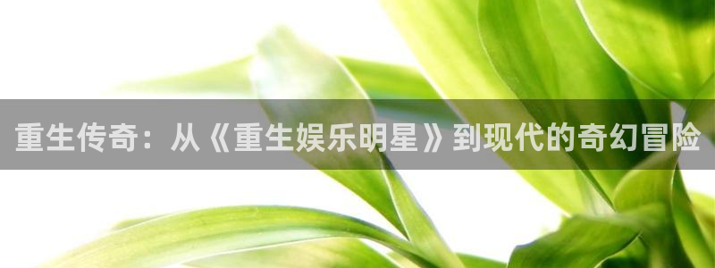 益达娱乐app官网下载苹果：重生传奇：从《重生娱乐明星》到现代的奇幻冒险